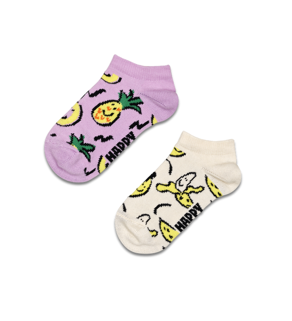 happy socks Kids 2-Pack Fruits Low Socks