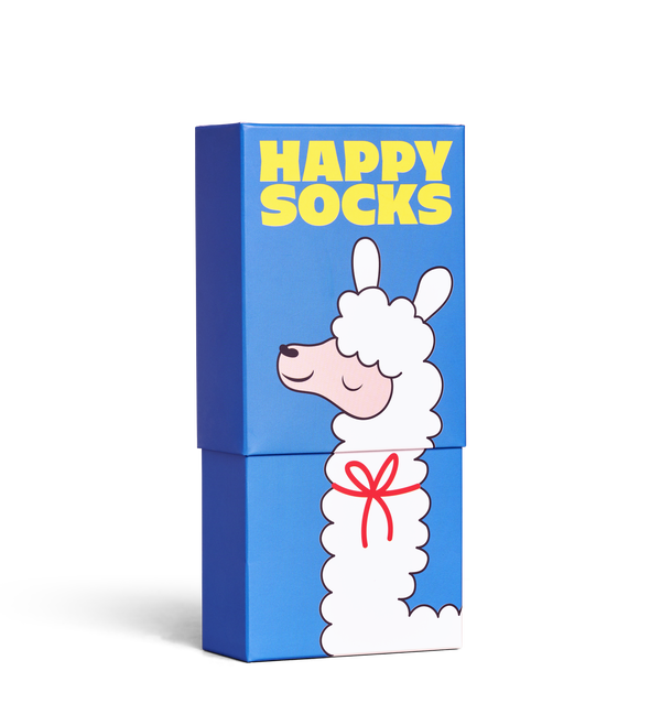 Happy Socks Kids 2-Pack Lama Socks Gift Set