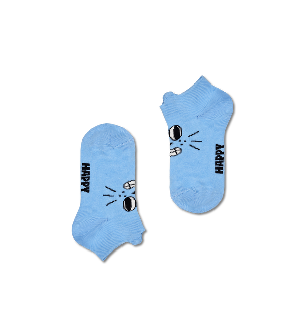 Happy Socks Kids 2-Pack Low Cat Socks