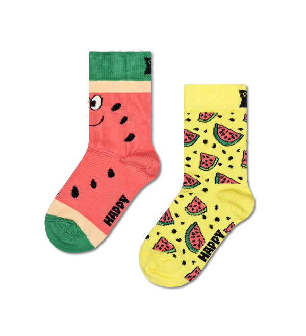 happy socks Kids 2-Pack Melon Socks