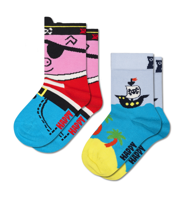happy socks Kids 2-Pack Pirate Socks