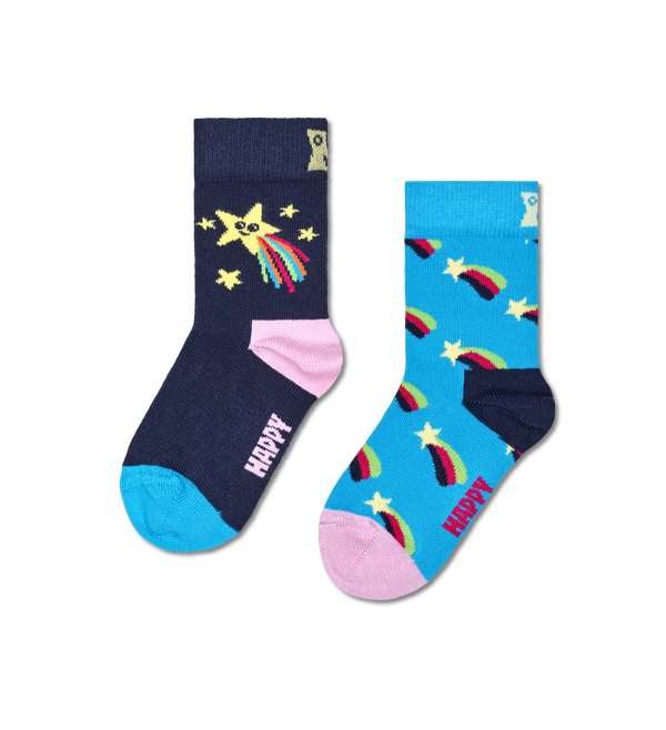 happy socks Kids 2-Pack Shining Star Socks