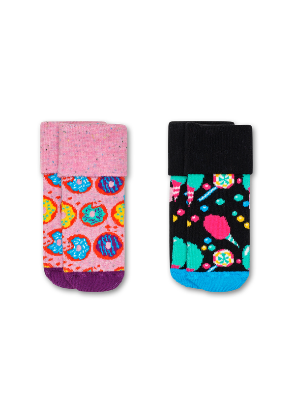 happy socks Kids 2-Pack Sweets Terry Socks