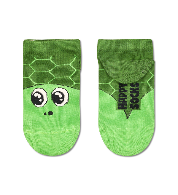 Happy Socks Kids 2-Pack Turtle Low Socks