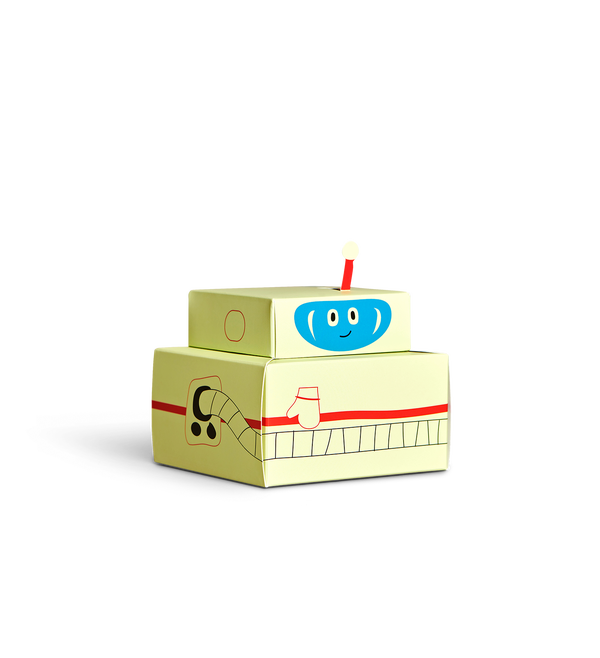 Happy Socks Kids 3-Pack Astronaut Socks Gift Set