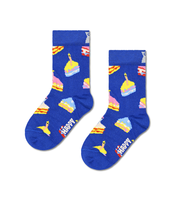 Happy Socks Kids 3-Pack Birthday Socks Gift Set