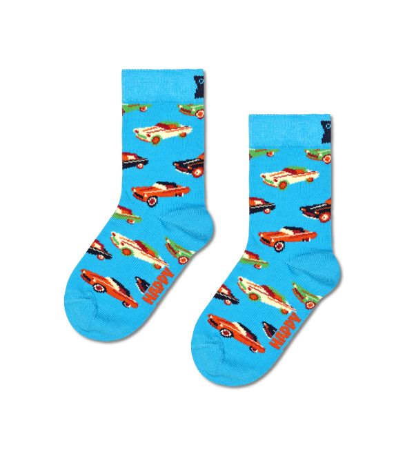 Happy Socks Kids 3-Pack Car Socks Gift Set