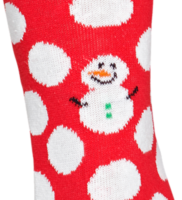 Happy Socks Kids Big Dot Snowman Sock