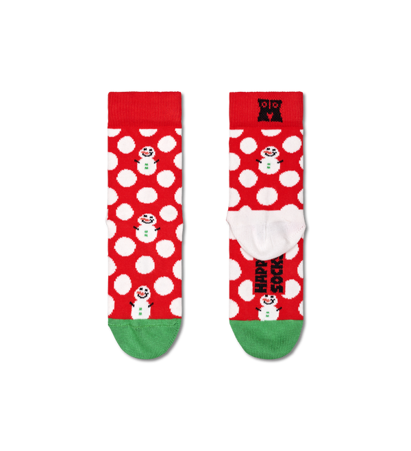 happy socks Kids Big Dot Snowman Sock