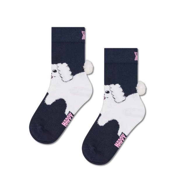 happy socks Kids Fluffy Dog Sock