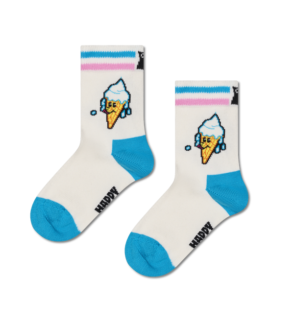 happy socks Kids Happy Ice Cream Sock