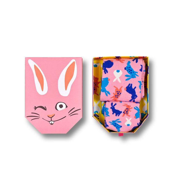 happy socks Kids Mini & Me Bunny Socks Gift Set