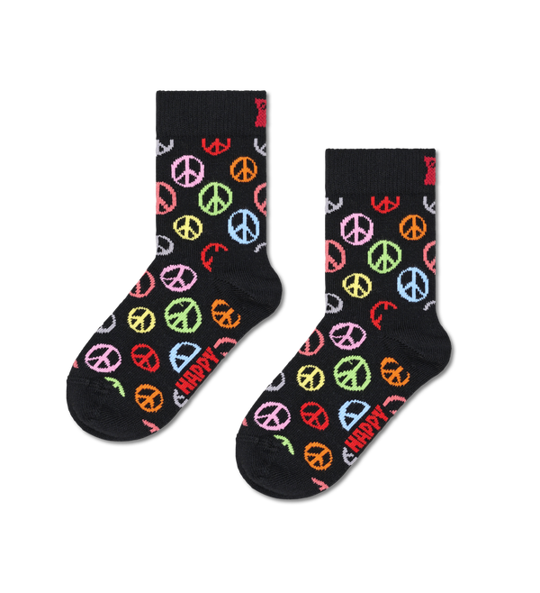 happy socks Kids Peace Sock