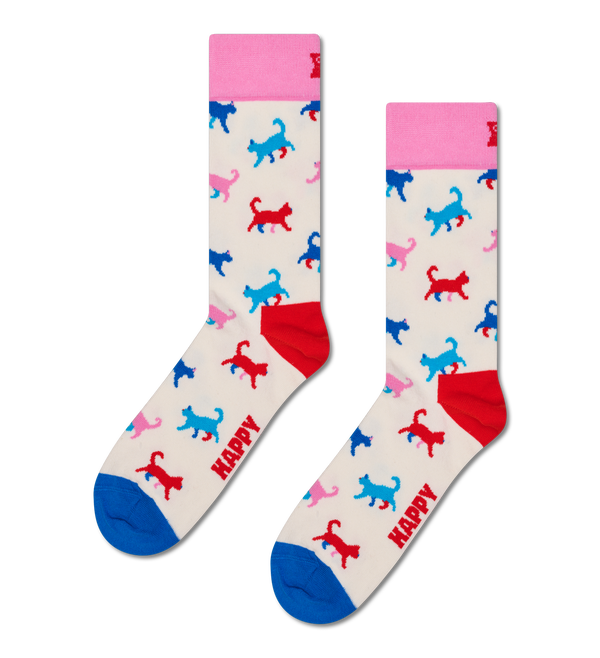happy socks Kitten Love Sock
