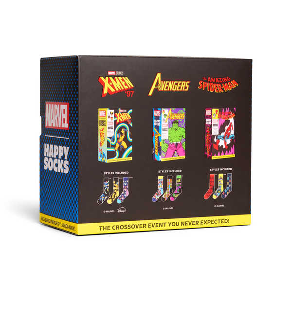 Happy Socks MARVEL™ Collector's 9-Pack Gift Set