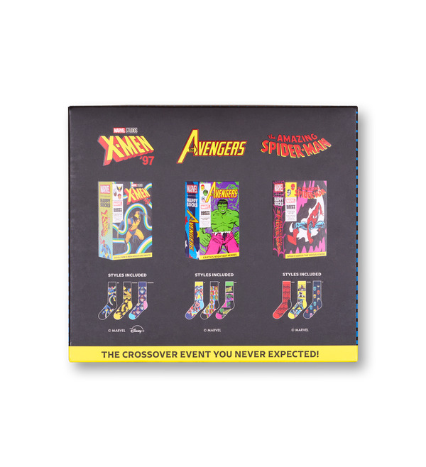 happy socks MARVEL™ Collector's 9-Pack Gift Set