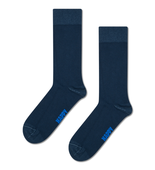 happy socks Navy Natural Dye Sock