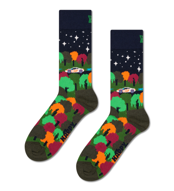 happy socks Night Driving Sock