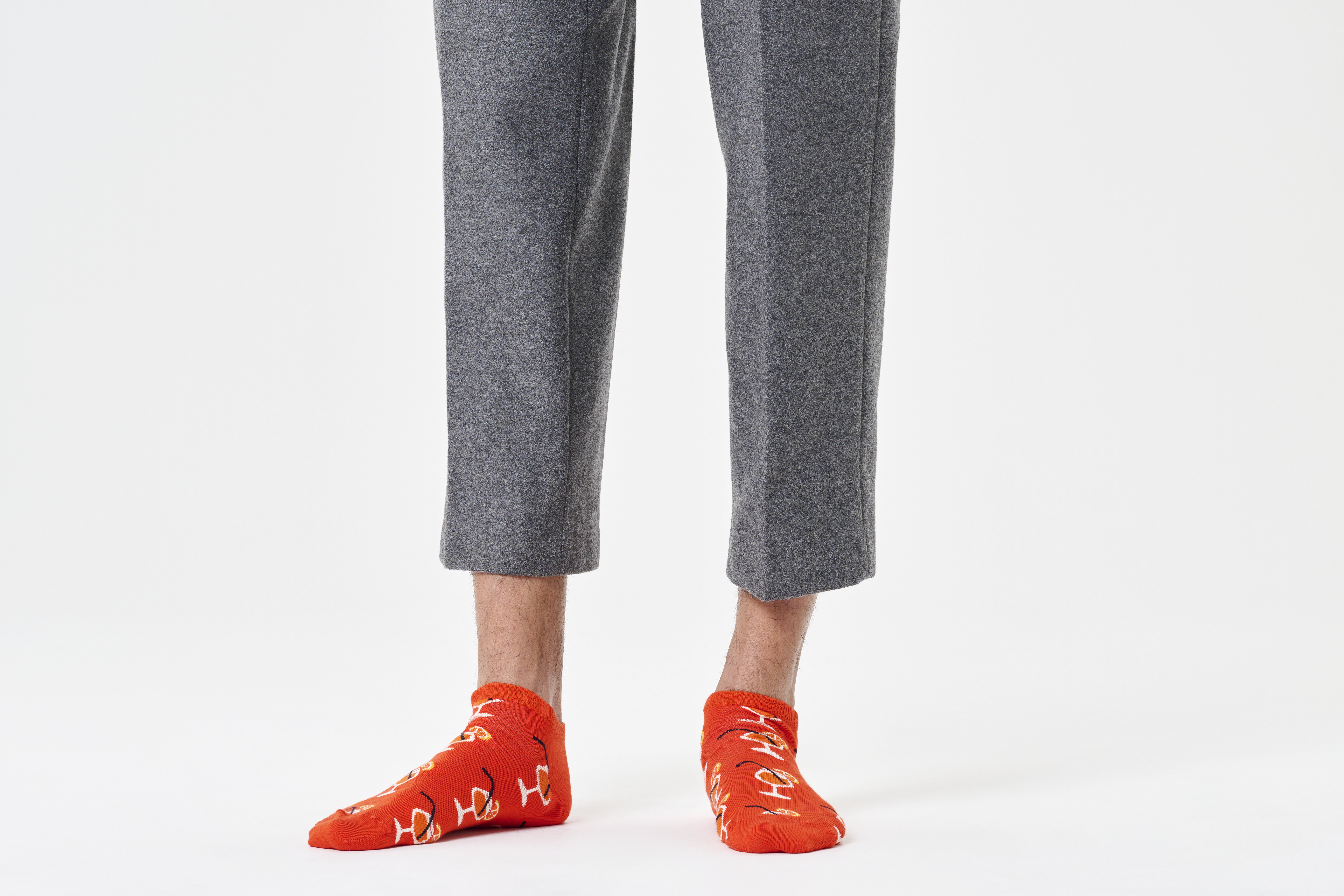 Happy Socks Orange Spritz Low Sock