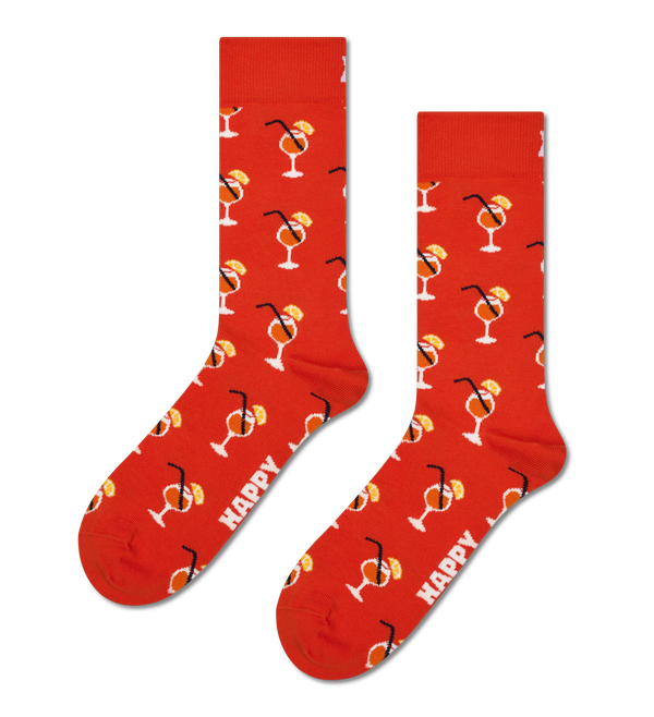 happy socks Orange Spritz Sock