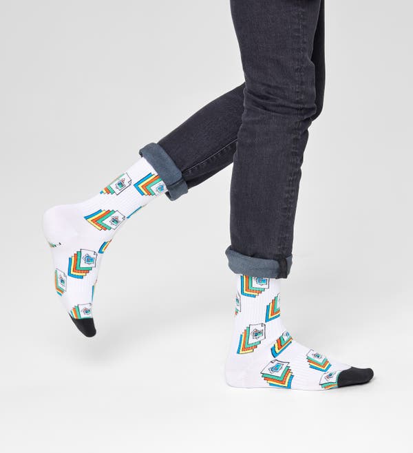 Happy Socks Photos Thin Crew Sock