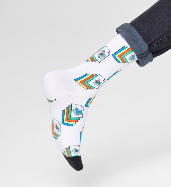 Happy Socks Photos Thin Crew Sock