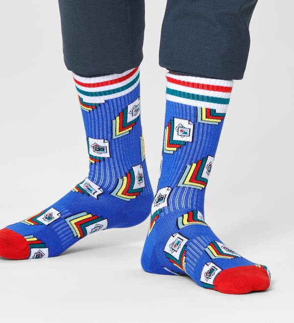 Happy Socks Photos Thin Crew Sock