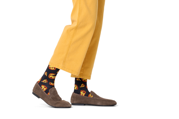 Happy Socks Pixelated Pizza Sock