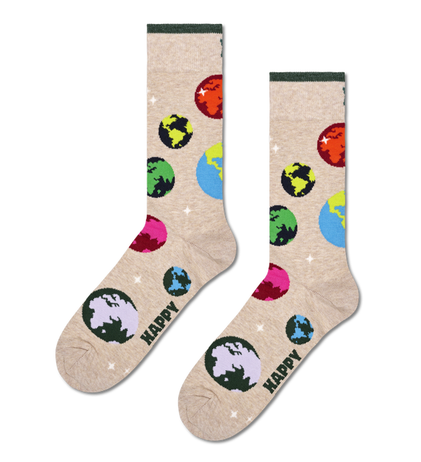 happy socks Planet Earth Sock