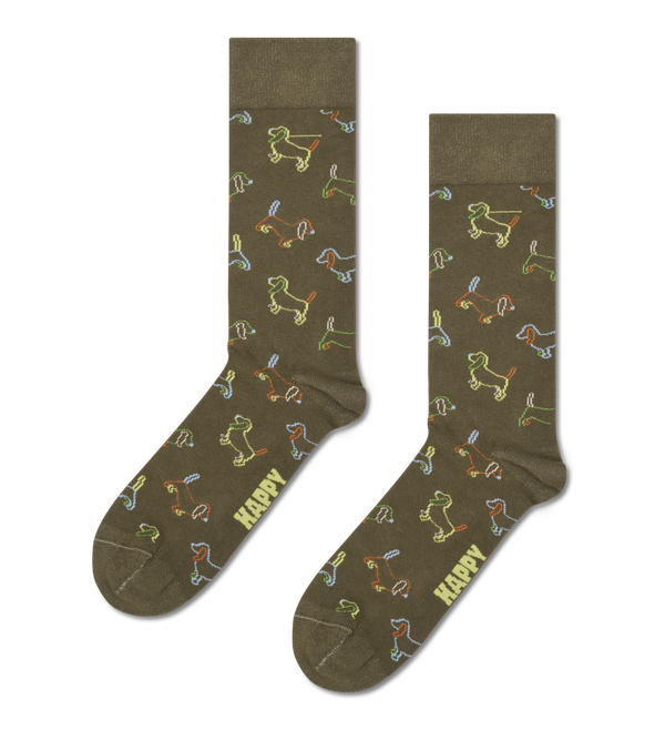 happy socks Puppy Love Natural Dye Sock