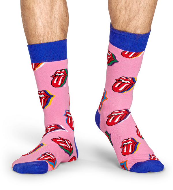 Happy Socks Rolling Stones Candy Kiss Sock