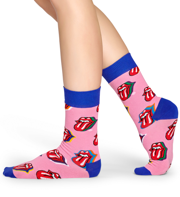 Happy Socks Rolling Stones Candy Kiss Sock