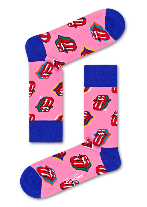happy socks Rolling Stones Candy Kiss Sock