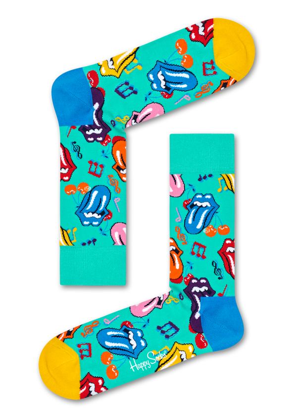 happy socks Rolling Stones Tumbling Dice Sock