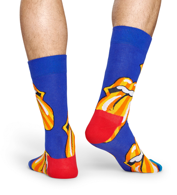 Happy Socks Rolling Stones Tumbling Stripes Sock