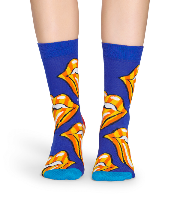 Happy Socks Rolling Stones Tumbling Stripes Sock
