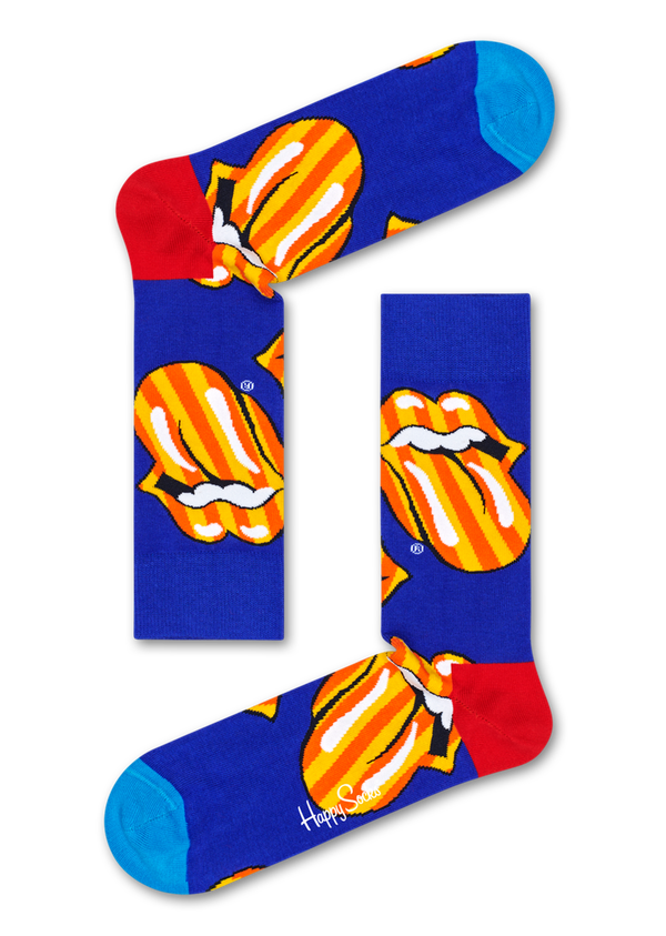 happy socks Rolling Stones Tumbling Stripes Sock