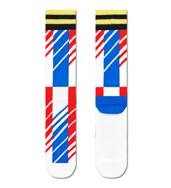 happy socks Scattered Stripe Crew Sock