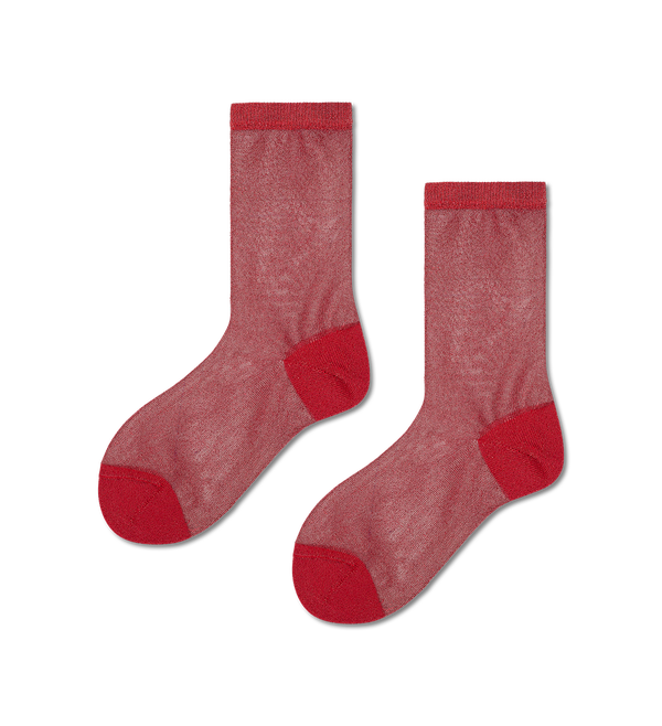 happy socks Sheer 1/2 Crew Sock