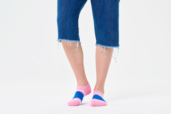 Happy Socks Simple Stripe No Show Sock