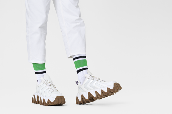 Happy Socks Simple Stripe Sneaker Sock