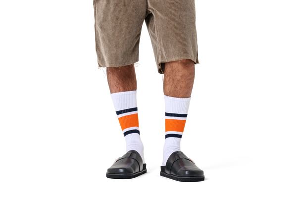 Happy Socks Simple Stripe Sneaker Sock