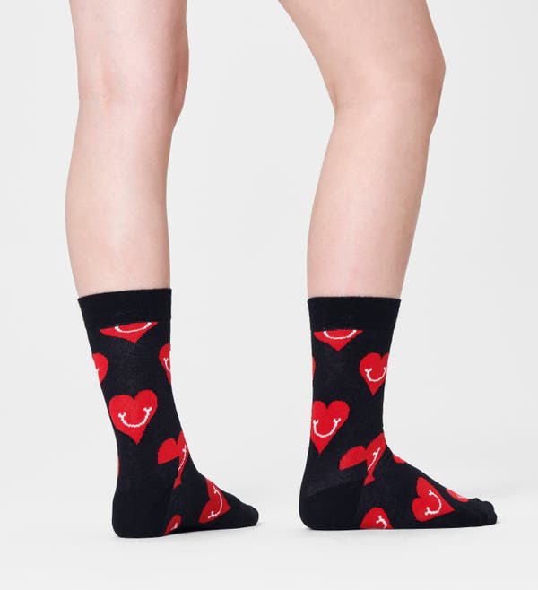 Happy Socks Smiling Heart Sock
