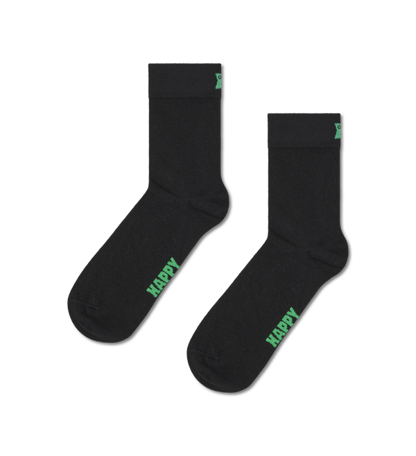 Happy Socks Solid Short Crew Sock
