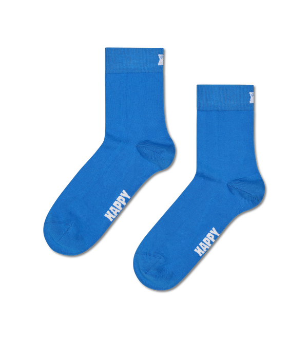 Happy Socks Solid Short Crew Sock