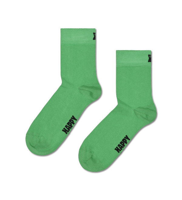Happy Socks Solid Short Crew Sock