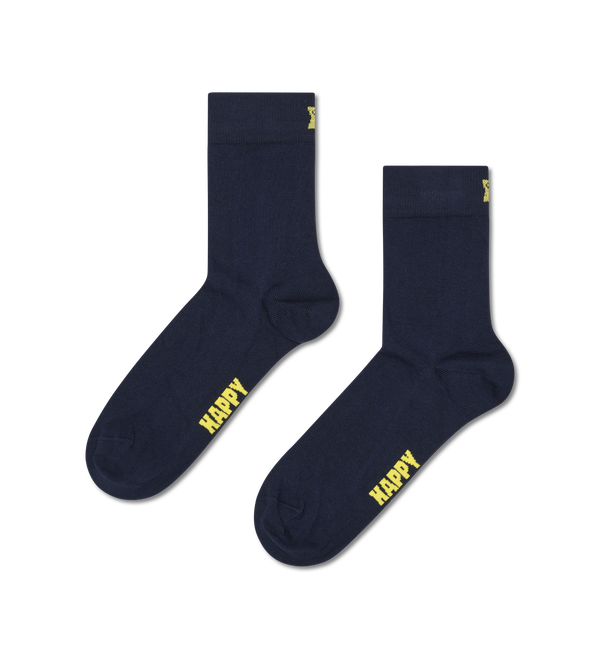 Happy Socks Solid Short Crew Sock