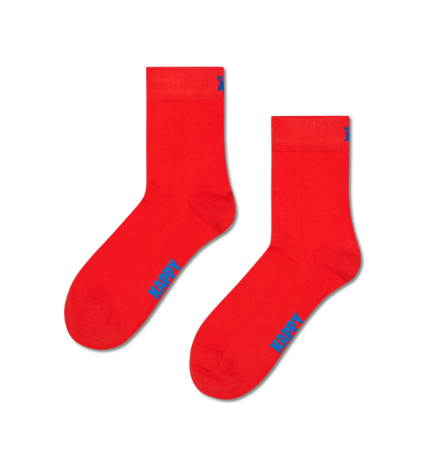 happy socks Solid Short Crew Sock