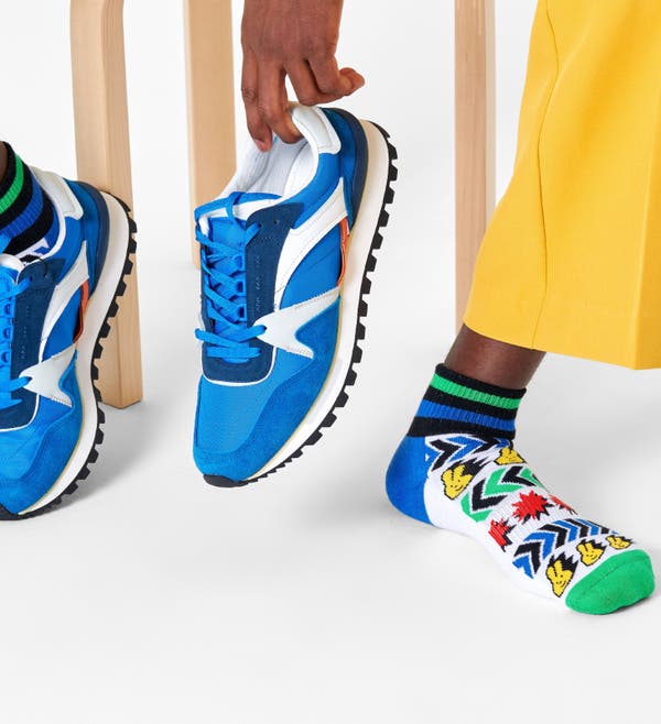 Happy Socks Speed 1/4 Crew Sock