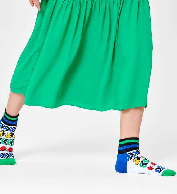 Happy Socks Speed 1/4 Crew Sock